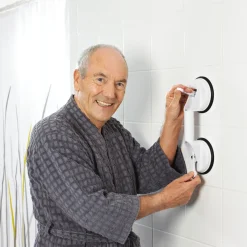 Ridder Reisesauggriff mit 2 Saugern 32 cm weiß