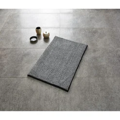 Ridder Teppich Fresh 60 x 90 cm schwarz Polyester