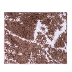 Ridder Teppich Marmor 55 x 50 cm beige-weiß Polyester-Microfaser