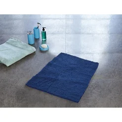 Ridder Teppich Soft 55 x 85 cm dunkelblau Polyester-Microfaser