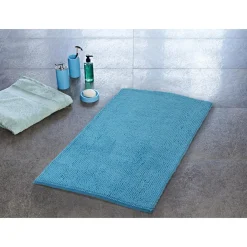 Ridder Teppich Soft 55 x 85 cm hellblau Polyester-Microfaser