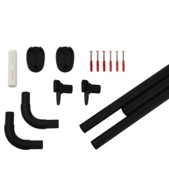 Ridder Universal-Duschstange Wien Durchmesser 25 mm schwarz