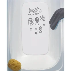 Ridder Wanneneinlage ca 38 x 72 cm Neptun grau