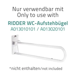 Ridder WC-Papierhalter für WC-Aufstehbügel klappbar