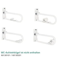 Ridder WC-Papierhalter für WC-Aufstehbügel klappbar