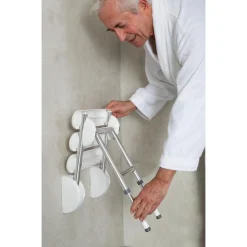 Ridder XL-Adapter für Duschklappsitz Pro chrom