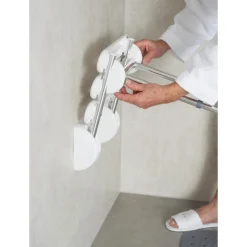 Ridder XL-Adapter für Duschklappsitz Pro chrom