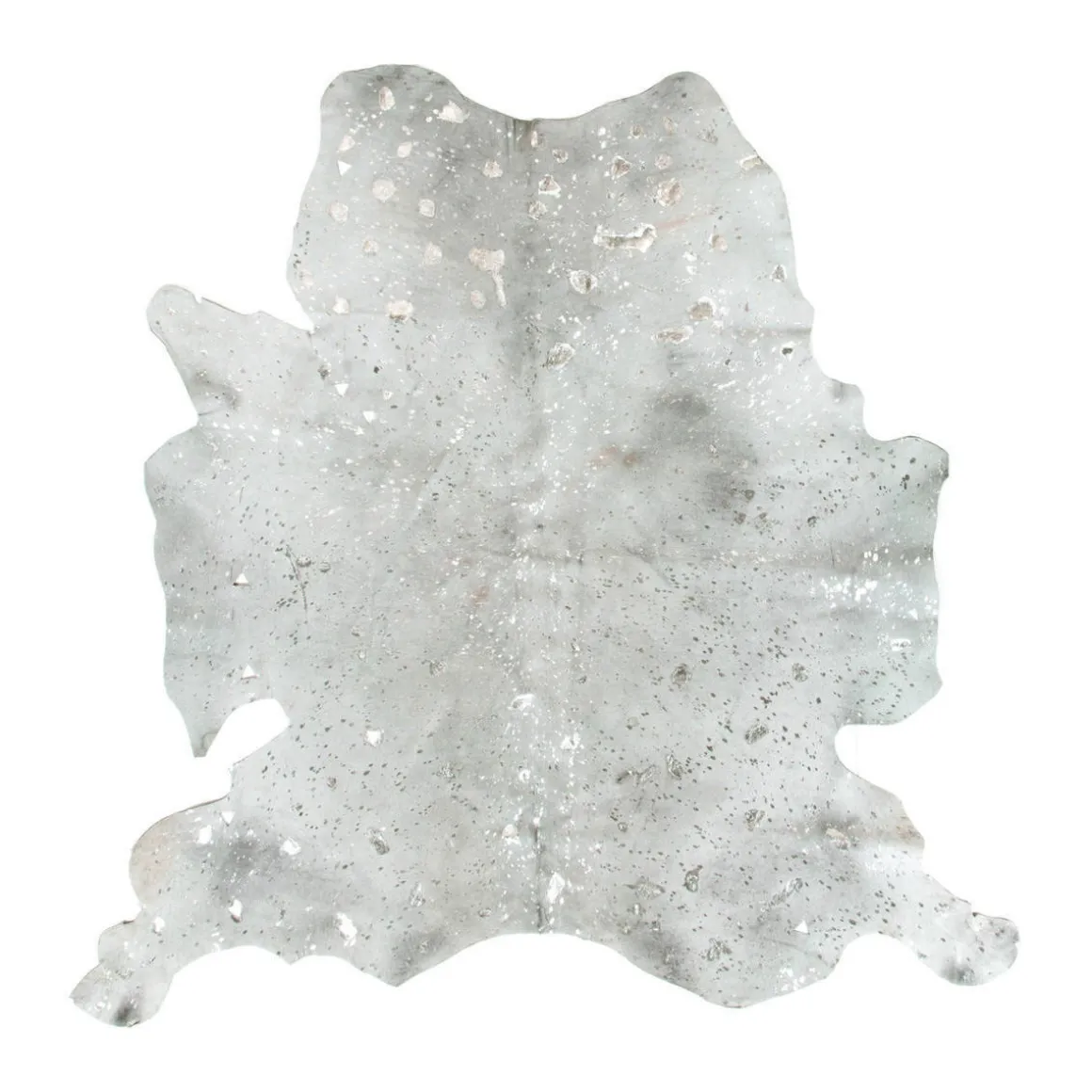 Rindlederteppich Fly 110 grau/silber