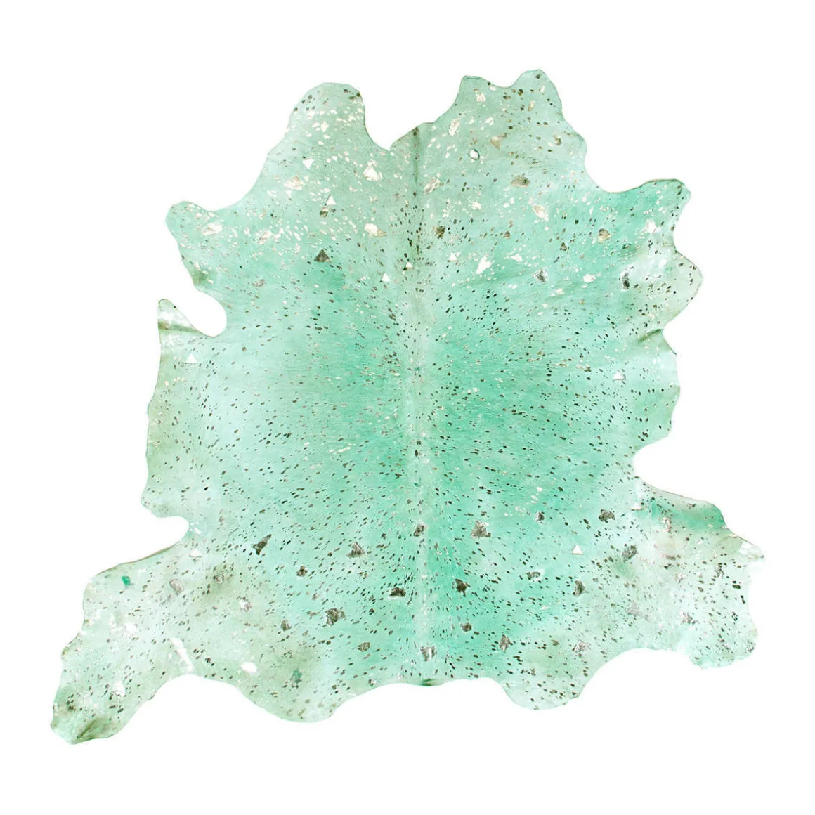 Rindlederteppich Fly 110 Lapisblau/silber