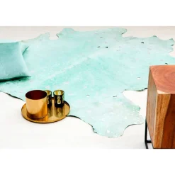 Rindlederteppich Fly 110 Lapisblau/silber