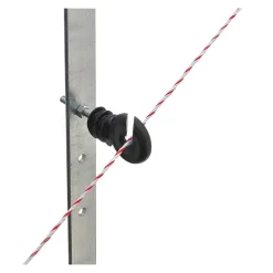 Ringisolator metrisch Durchmesser 6 mm schwarz