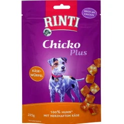 Rinti Snack Chicko Plus Käsewürfel Huhn 225g
