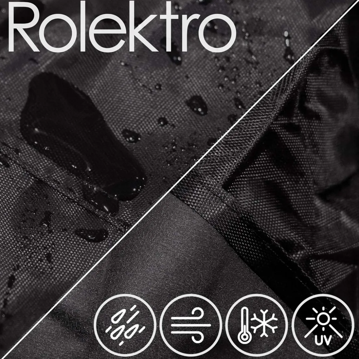 Rolektro Abdeckhülle für Trike Quad Krankenfahrstühle mit Logo