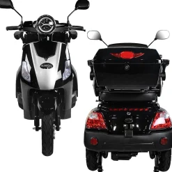 Rolektro E-Dreiradroller „25 V.3“ 1000 W, schwarz