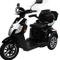 Rolektro E-Dreiradroller „25 V.2“ 1000 W, schwarz