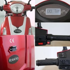 Rolektro E-Dreiradroller „25 V.2“, rot