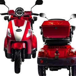 Rolektro E-Dreiradroller „25 V.3“ 1000 W, rot