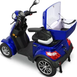 Rolektro E-Quad 25, Blau, 60V-20Ah Bleigel Akku, 1000 Watt