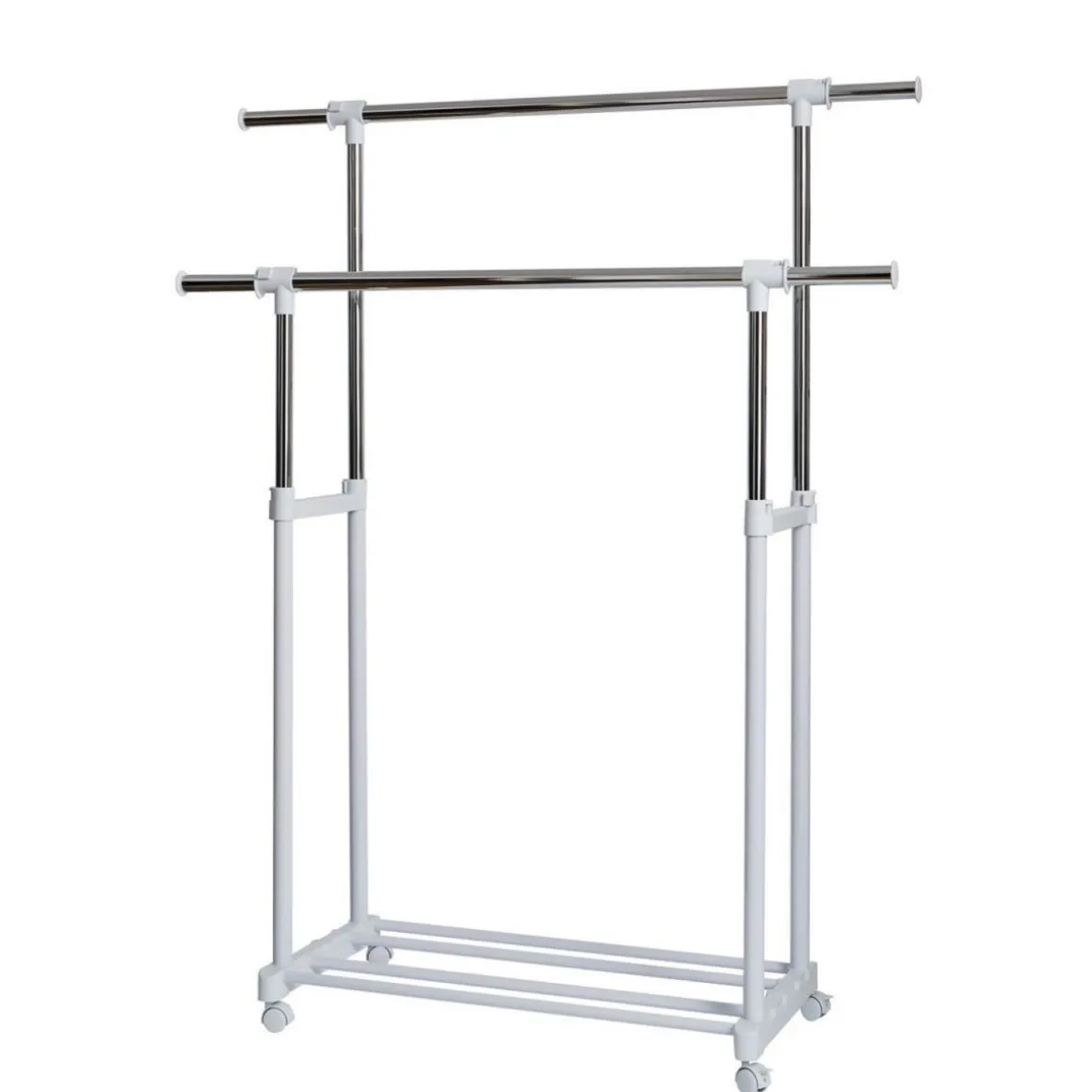 Roll-Kleiderständer XXL 90-134 x 44 x 95-169 cm