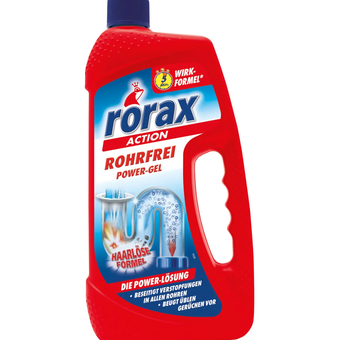 Rorax Abflussreiniger Rohrfrei Powergel 1l
