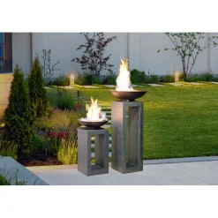 Rothmann Feuerschale Breda auf Podest 40 x 69 cm