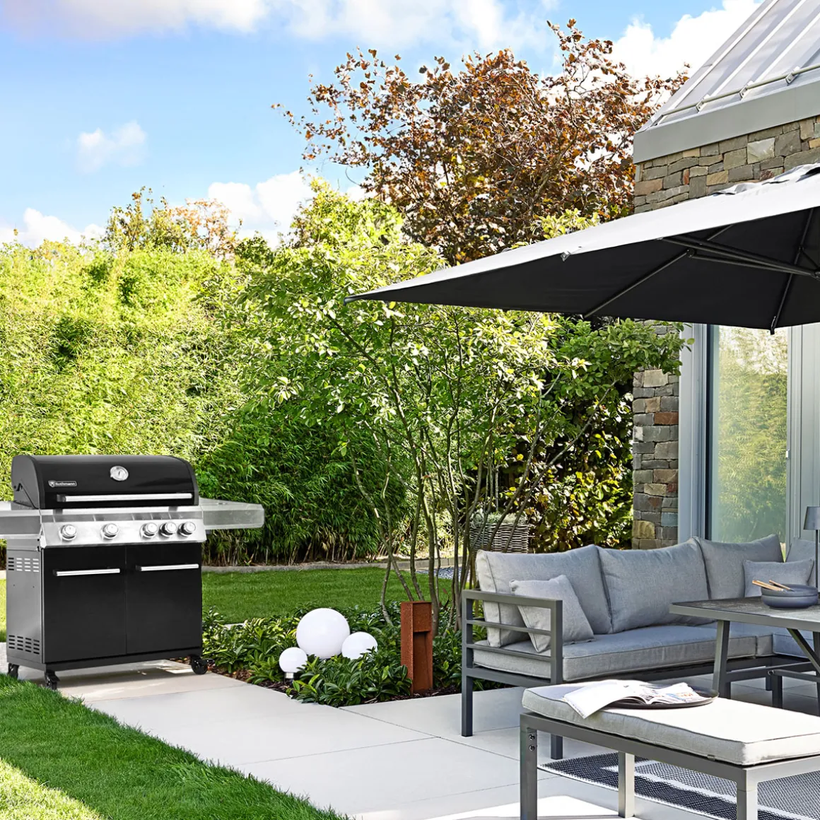 Rothmann Gasgrillwagen Charleston 4 Plus