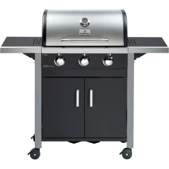 Rothmann Gasgrillwagen Ottawa 3 Brenner je 3,2 kW gusseisernes Grillrost