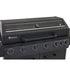 Rothmann Gasgrillwagen Vulcano 6 Turbo Plus Black Edition