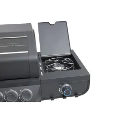 Rothmann Gasgrillwagen Vulcano 6 Turbo Plus Black Edition