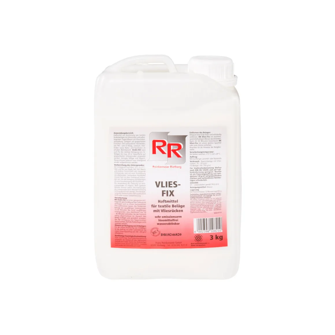 RR-Vliesfix Vliesrückenfixierung 3000 g