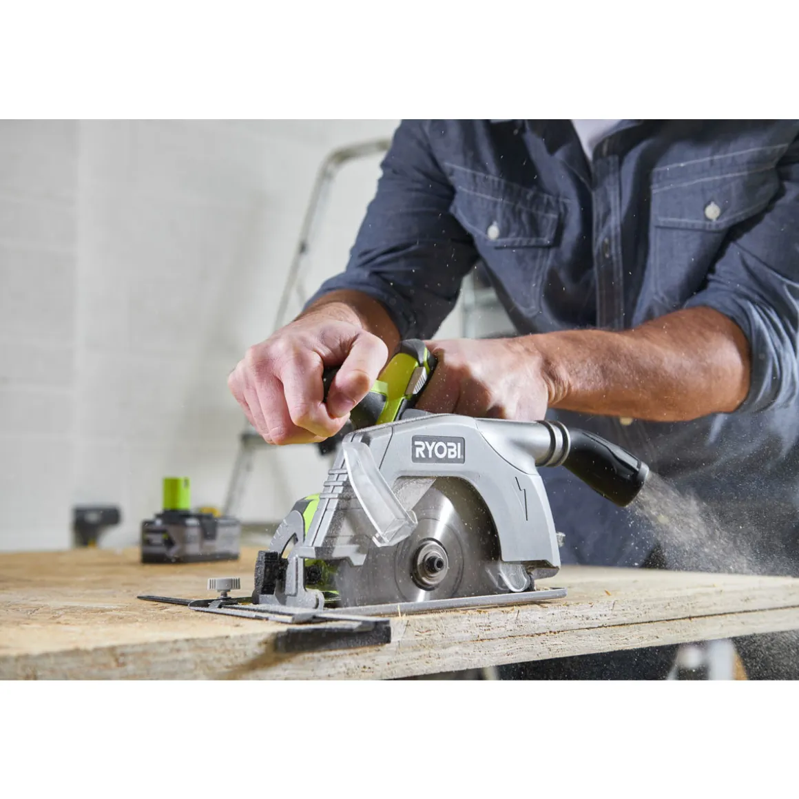 Ryobi Akku-Handkreissäge R18CS-0 ohne Akku und Ladegerät