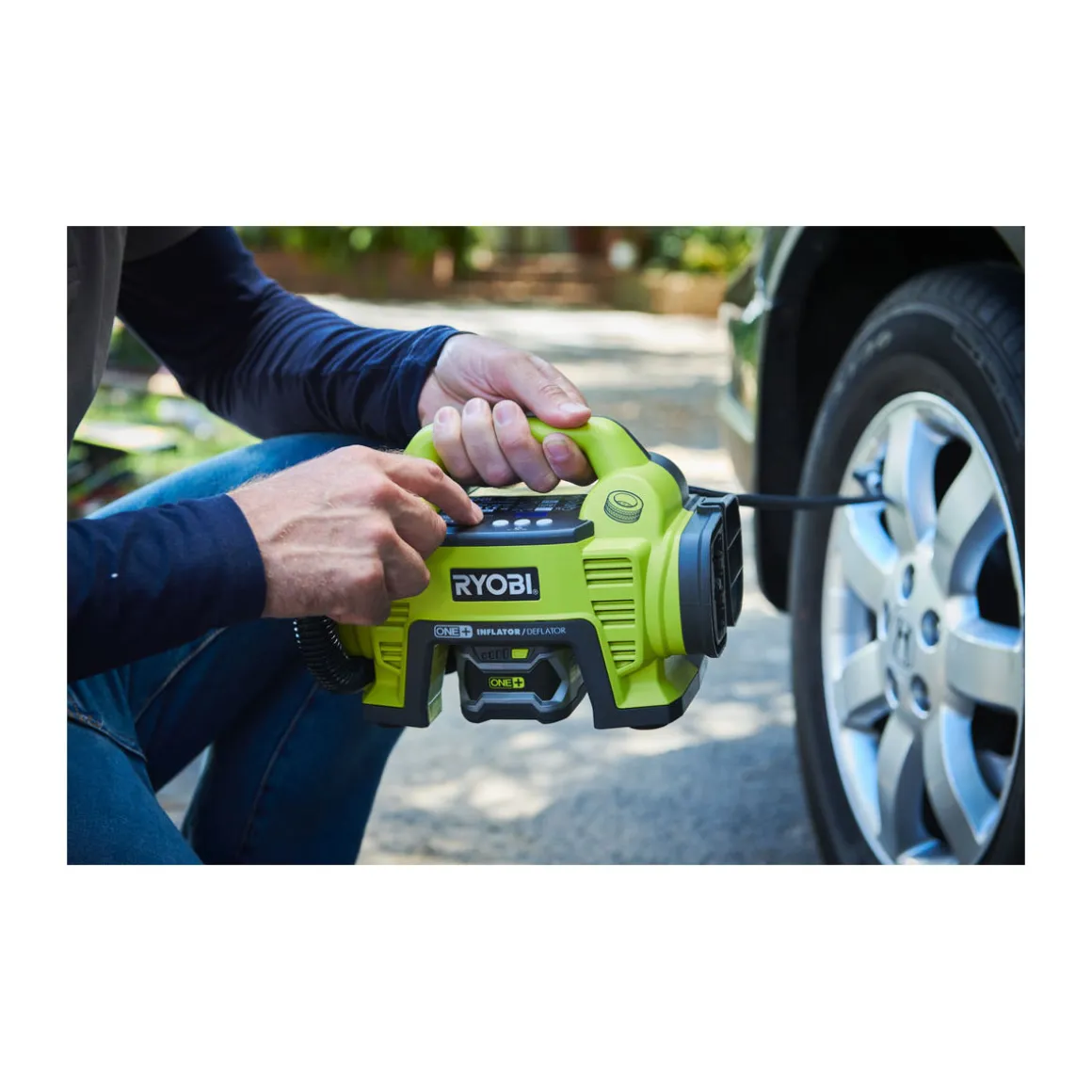Ryobi Akku-Kompressor R18I-0 ohne Akku und Ladegerät
