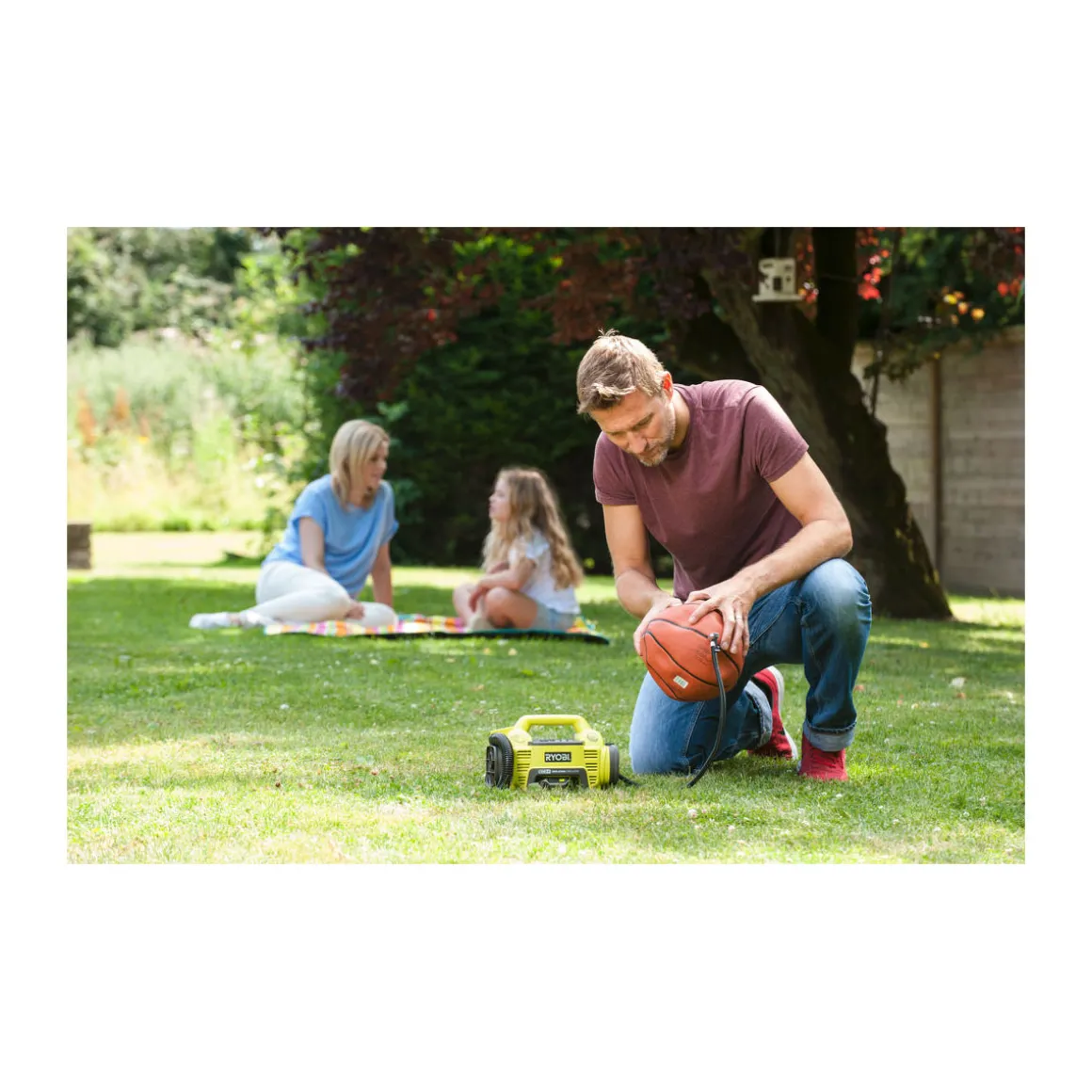 Ryobi Akku-Kompressor R18I-0 ohne Akku und Ladegerät