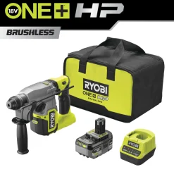Ryobi Akku-SDS-Bohrhammer RSDS18X-1C40S mit Akku und Ladegerät