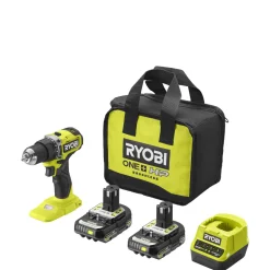Ryobi 18V Akku-Bohrschrauber-Set RDD18C-220S 54 Nm inkl 2 x 2,0 Ah Akkus u Ladegerät