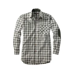 Scheibler Arbeitshemd Worker oliv-kariert Größe 43/44