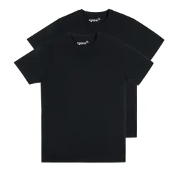 Scheibler Doppelpack T-Shirt schwarz Größe M