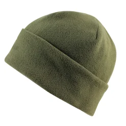 Scheibler Fleecemütze wendbar oliv-orange Einheitsgröße