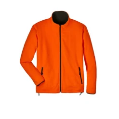 Scheibler Fleece-Wendejacke Ulme oliv-orange Größe XL