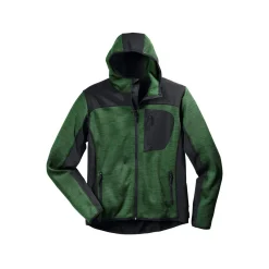 Scheibler Strickjacke Professional grün-meliert-schwarz Größe XXL