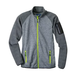 Scheibler Strickjacke Tweng grau-schwarz Größe XL