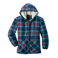 Scheibler Thermojacke Calgary navy-blau-rot Größe XL