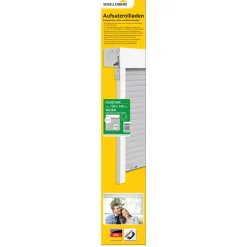Schellenberg Aufsatzrollladen-selbstbau 120 x 140 cm weiß/grau