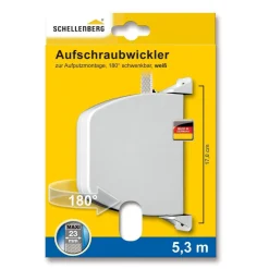 Schellenberg Aufschraubwickler Maxi schwenkbar weiß