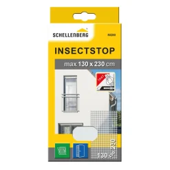 Schellenberg Insektenschutz füt bodentiefe Fenster 130 x 230 cm weiß
