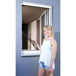 Schellenberg Insektenschutz-Magnetrahmen 100 x 120 cm anthrazit