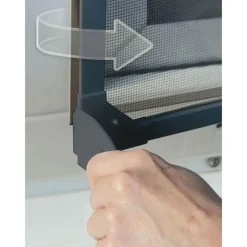 Schellenberg Insektenschutz-Magnetrahmen 100 x 120 cm anthrazit