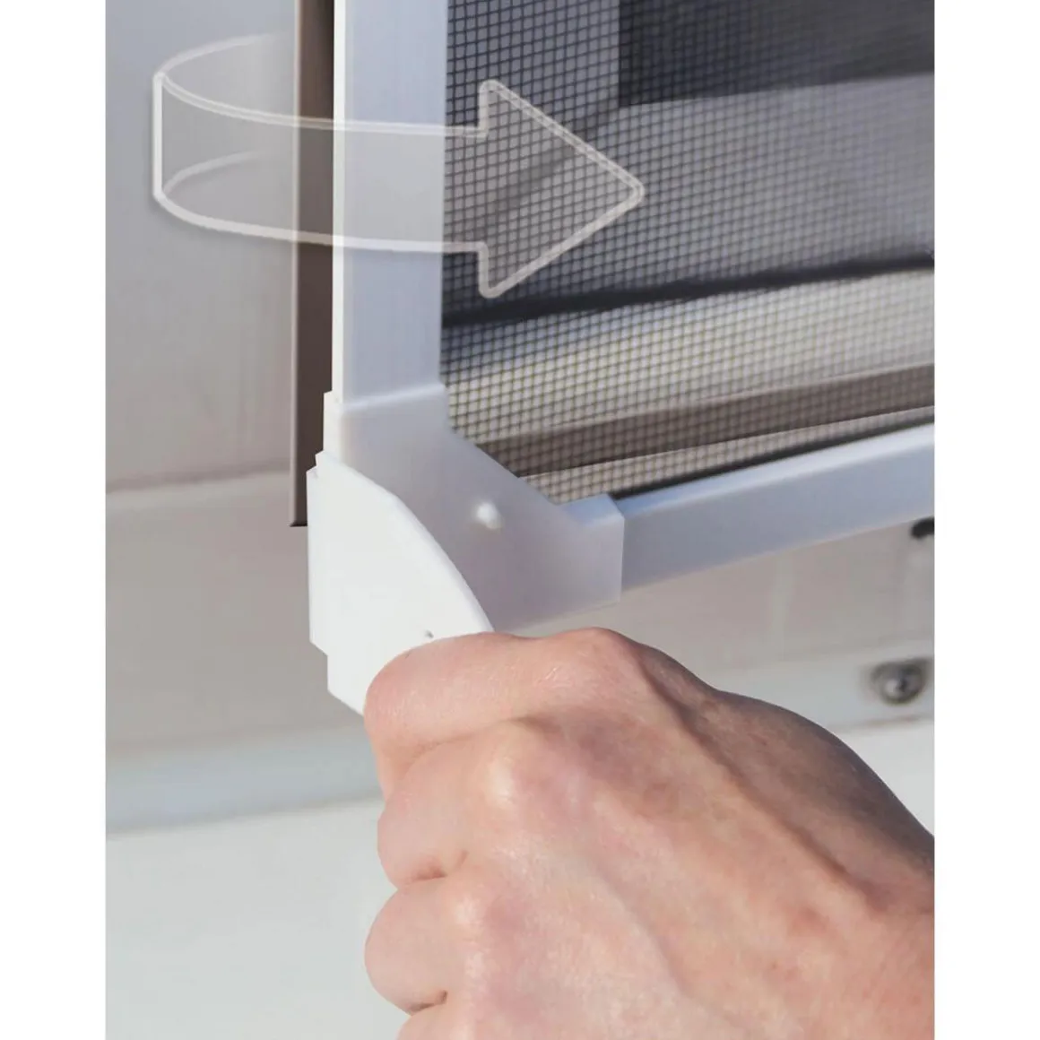 Schellenberg Insektenschutz-Magnetrahmen 100 x 120 cm weiß