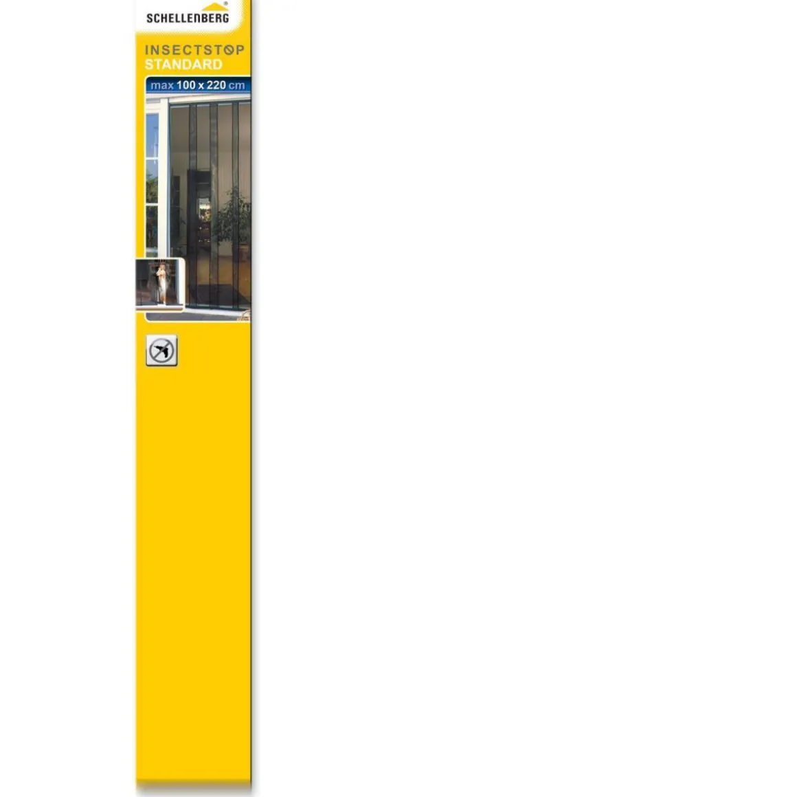 Schellenberg Insektenschutz-Vorhang Standard 100 x 220 cm anthrazit