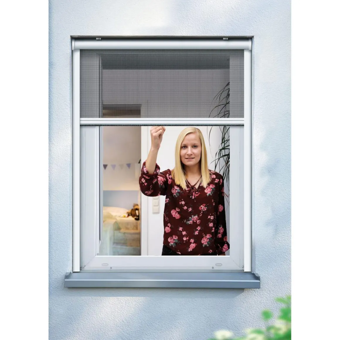 Schellenberg Insektenschutz-Rollo 100 x 160 cm weiss